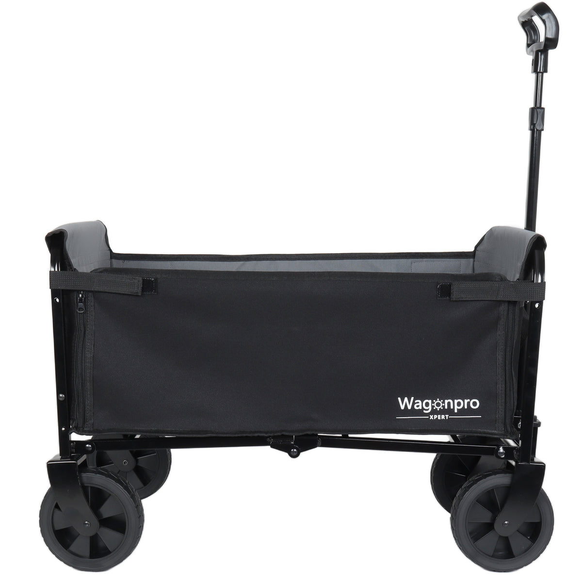All-in-One Convertible Folding Trolley with Bench Seat - Steel