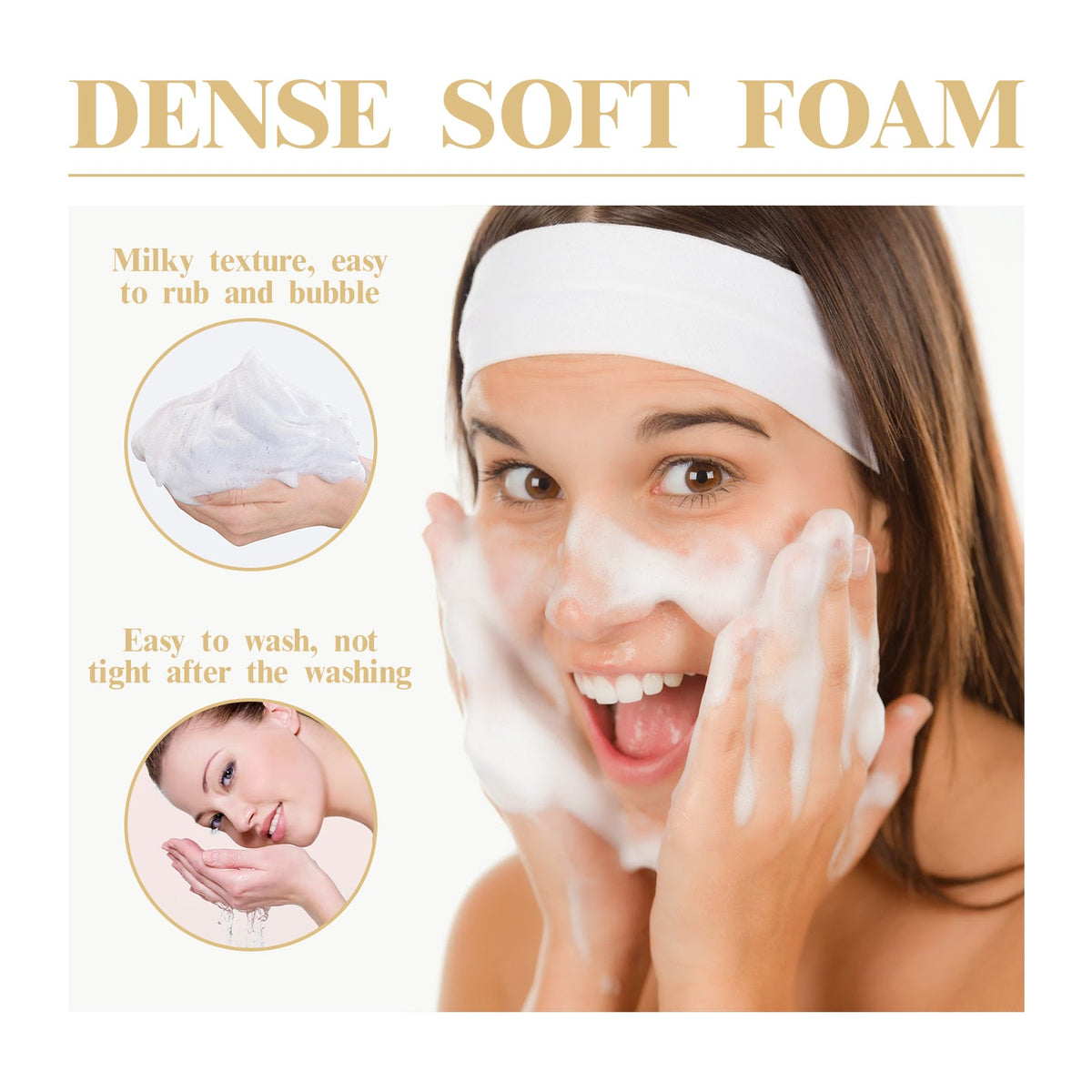 Collagen Cleanser, Moisturizing, Moisturizing And Firming Facial Skin, Cleaning, Anti-Wrinkle, Anti-Aging Eyes