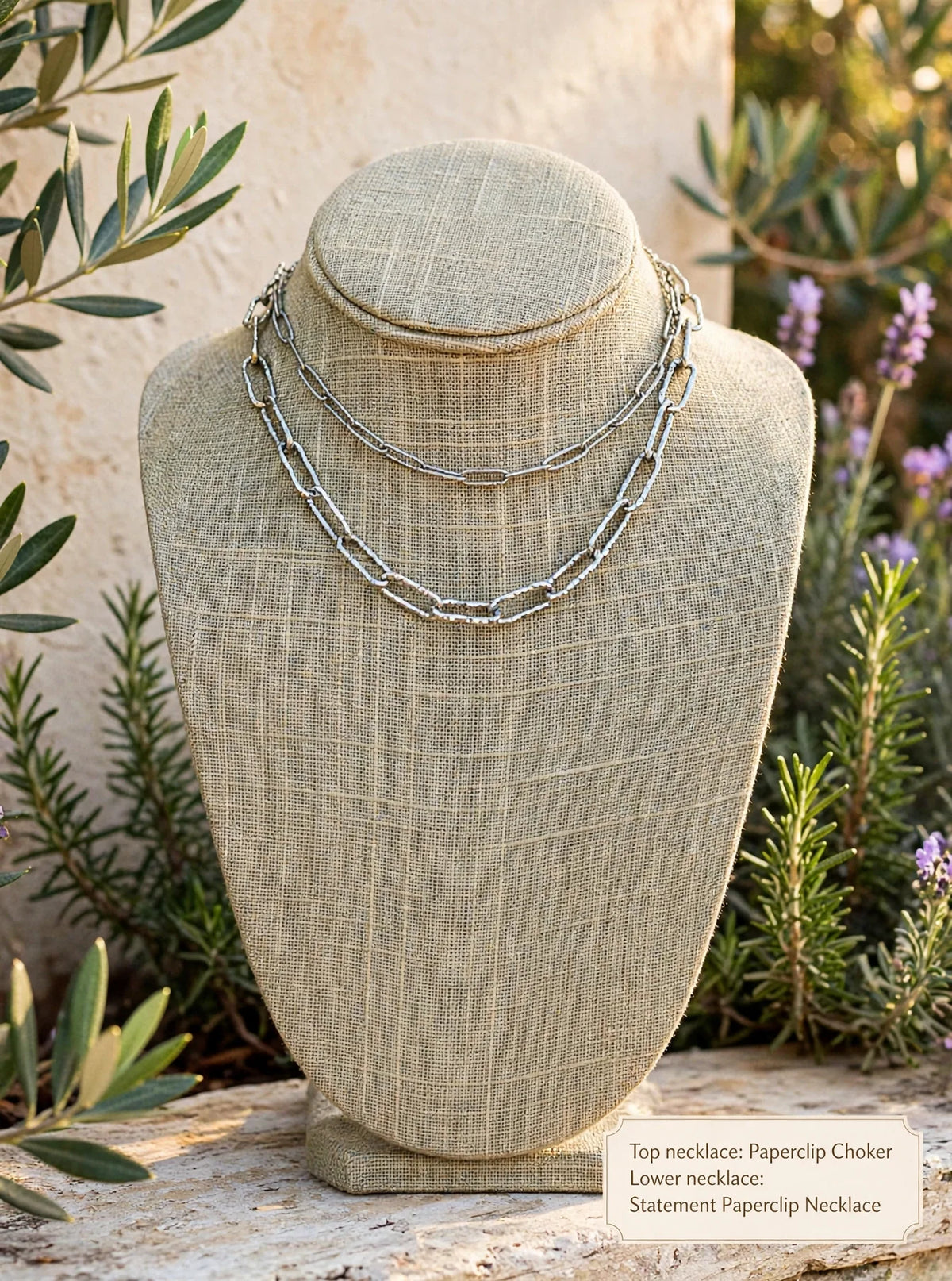 STATEMENT PAPERCLIP NECKLACE