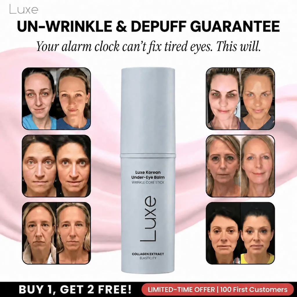 Luxe Korean Under-Eye Balm - Rest optional. Bright eyes, always.