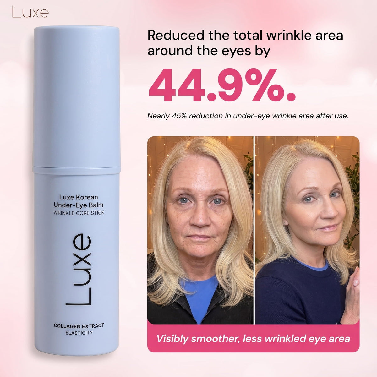 Luxe Korean Under-Eye Balm - Rest optional. Bright eyes, always.